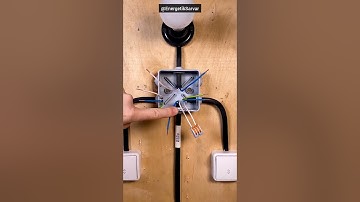 Ikki joydan chiroq yoqib-o‘chirish. #automobile #schneider #smartphone #solar #electrician