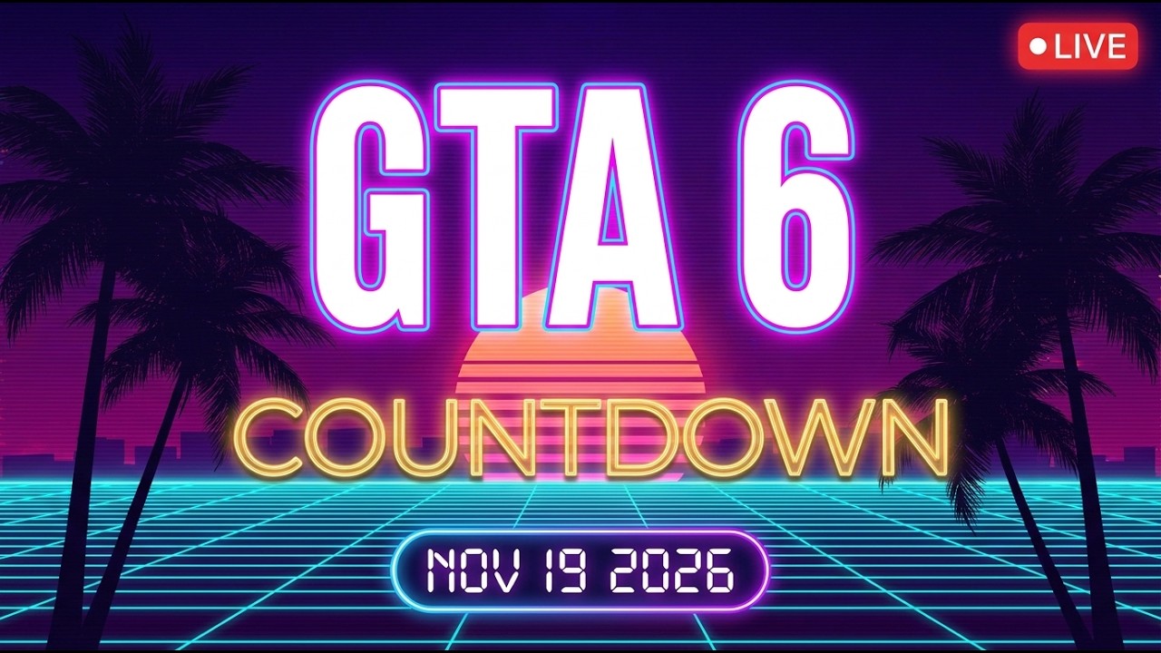 GTA VI LIVE COUNTDOWN ⏳ | Every Second Counts | Nov 19 2026