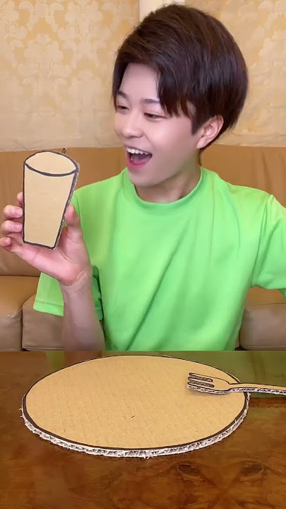 CORRUGATED CARDBOARD RICE!#hayataku #tiktok