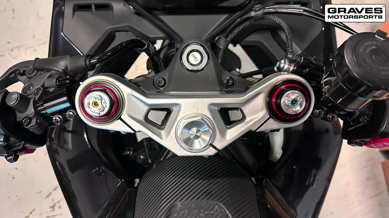 FXCNC 1-Inch Riser Clip-On Handlebars 48mm For Honda CBR600RR 2005+ – CNC Aluminum Pair