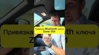 Привязка Bluetooth ключа Zeekr 001 | Мастер аккаунт