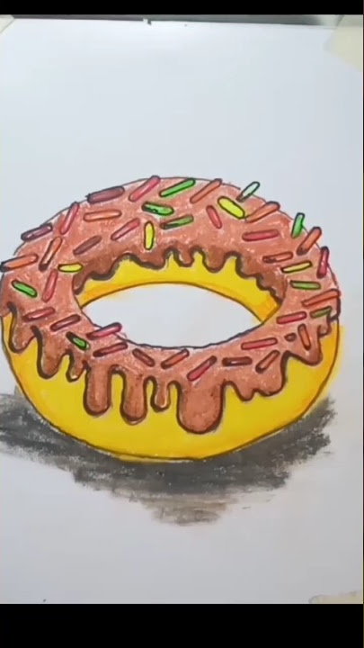 wayahe wayahe!!donat donat!!! #draw #menggambar #drawing #drawingtutorial #donat