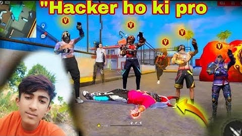 RANDOM HACKER ON TRAINING GROUND😡-GARENA FREE FIRE