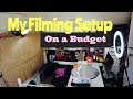 MY FILMING SET UP for MAKEUP on a BUDGET | FRITZIE TORRES