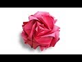 Origami royal rose kusudama maria sinayskaya