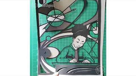 Hand-Cut Paper and Laser-Cut Wood Art by Elizabeth...