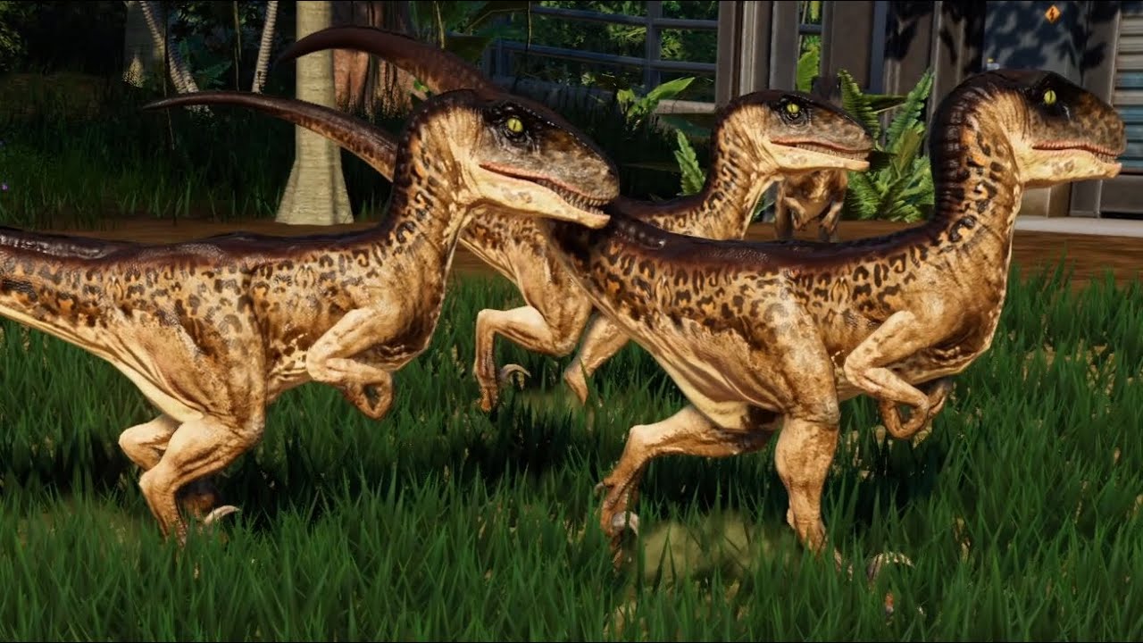 4 Deinonychus And 4 Troodon Breakout And Fight Jurassic World Evolution Mods 4k 60fps Youtube 