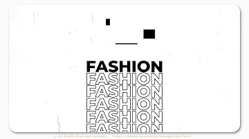 Fashion Opener I Promo İntro I Dynamic Slideshow