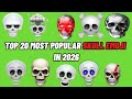 Top 20 Trending Green Screen Skull Emojis 2026 💀🔥| Green Screen skull emoji #SkullEmoji #GreenScreen