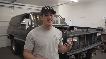 Squarebody Radiator Core Support Install from our friends Hodson Motors!