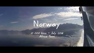 Norway - Motorcycle trip - 10 000 km -  Africa Twin
