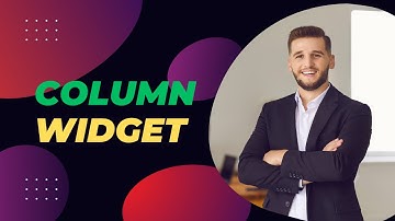 Column Widget | flutter development course 2024