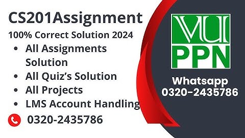 CS201 Assignment 1 100% Correct Solution Fall 2024, CS201 Assignment 1 Solution 2024 #cs201