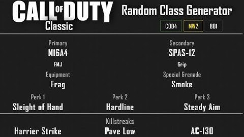 MW2 - Highrise Ground War Team Deathmatch (19-9) Random Class Generator #91 [2020]