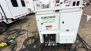 ANA Corp EBOSS 70 kVA Li-Ti Oxide battery power system! Generators run 5 hours, not 24!