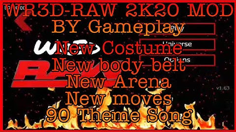 WR3D-RAW 2K20 MOD LINK IN DESCRIPTION