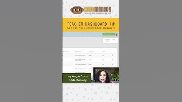 Teacher Dashboard Tip: Accessing Exportable Reports