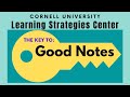 Study skills  the key to good notes