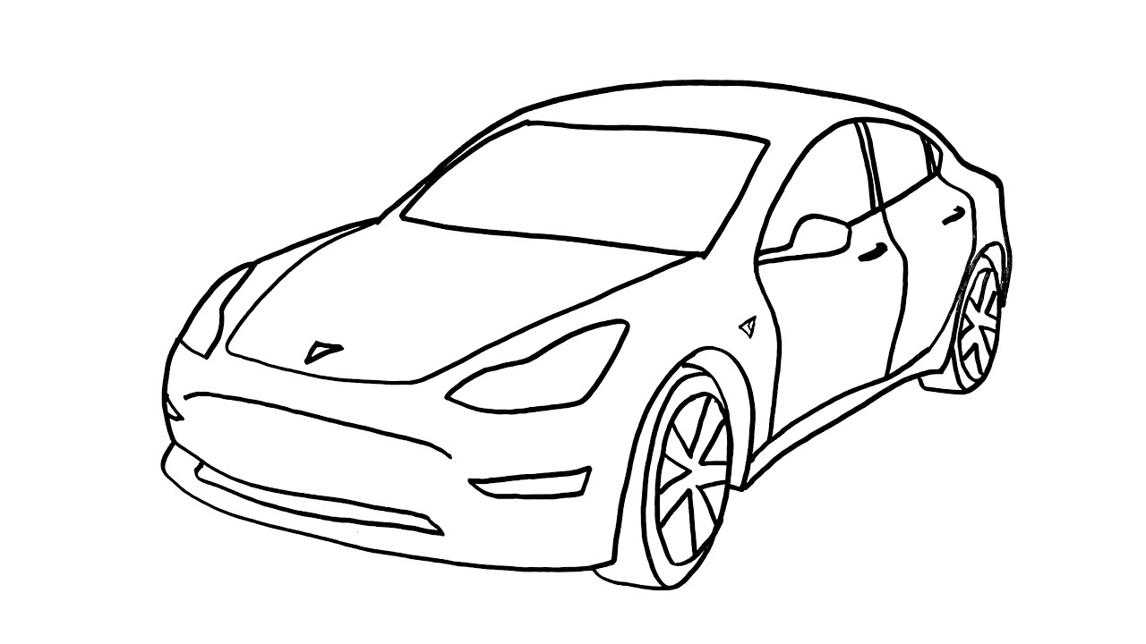 Share 193+ car sketch simple super hot