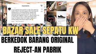 EXPOSED! THE BRANDED SHOE BAZAAR IN A SOUTH JAKARTA MALL IS ALL COUNTERFEIT?!