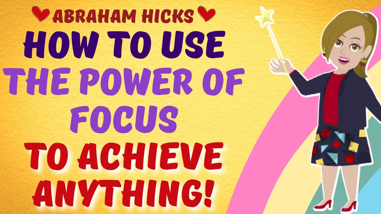 🎧Use The Power Of Focus To Achieve ANYTHING ✨~ Abraham Hicks 2022 - Law Of Attraction💜