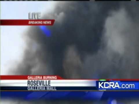 Roseville Cal covers up Galleria Mall fire with ga...