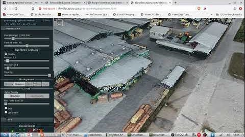 Potree Rendering point cloud options