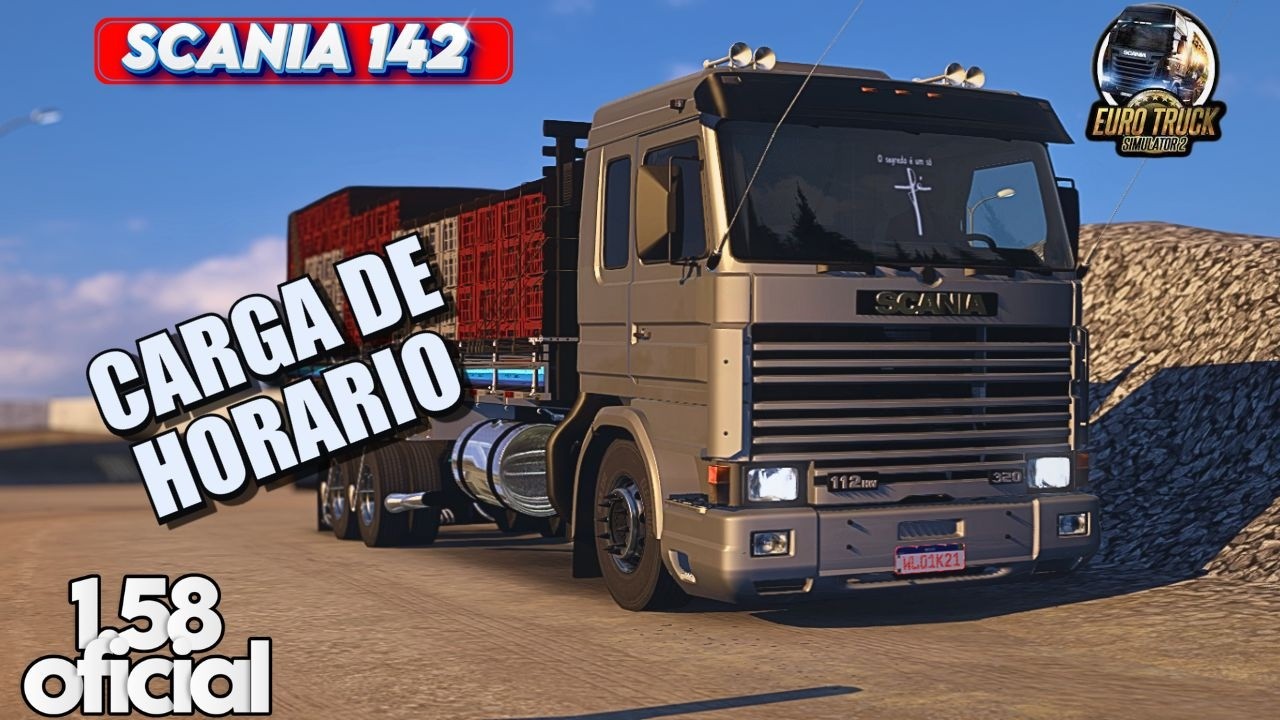 SCANIA 142 RIGIDO fazendo horário no puxe da cebola -ETS2 1.58-