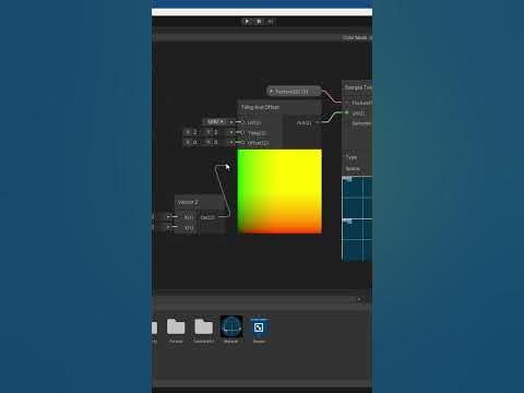 Unity - Tiling and Offset node in Shadergraph tutorial - YouTube