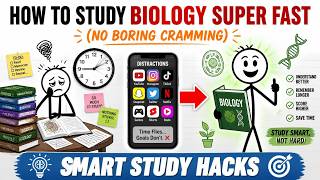 HOW TO STUDY BIOLOGY SUPER FASTNO BORING CRAMMIN