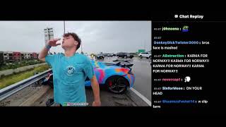 Crashes His Custom 250,000 Mclaren