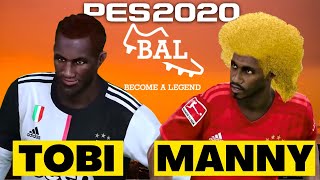 PES 2020: BEST OF TOBI \& MANNY | DESTINED FOR GREATNESS | Become a Legend GOALS AND SKILLS!