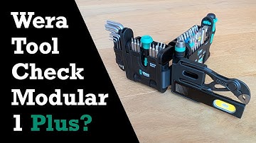 Wera Tool Check Modular 1 Addon for Rapidaptor, Knipex Cobra XS & LED (Brennenstuhl, Warsun, Klarus)