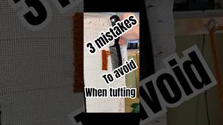 How to use a tufting gun TUFTING |Tutorial Tips for and tricks for Beginners #tuftingtips  #asmr