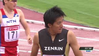 第98回日本陸上競技選手権大会 男子 0m 予選 1組 Youtube