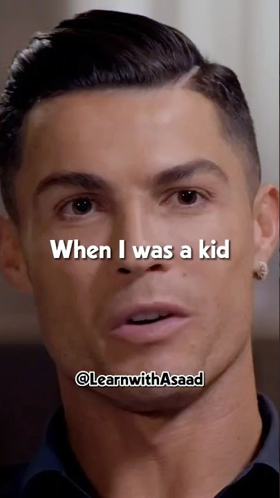 Cristiano Ronaldo telling about his struggling days when they couldn't afford burgers😔