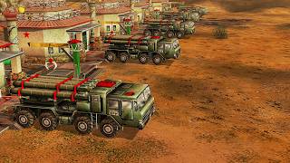 CHINA FLAME vs USA SUPER - Command & Conquer Generals Contra x Beta