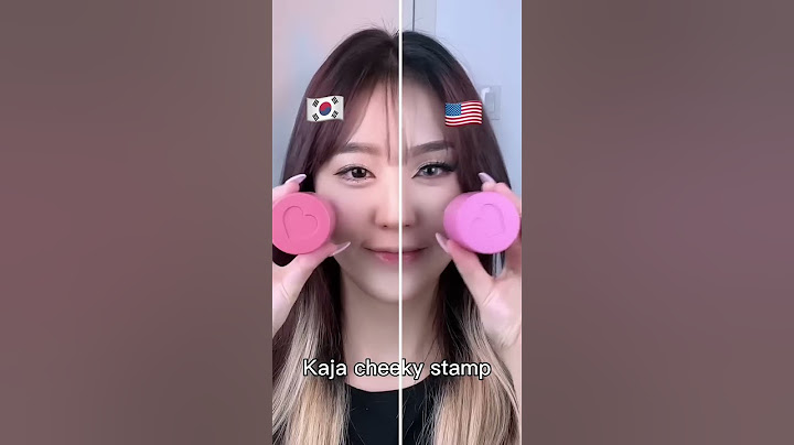 [Full tutorial on my channel] 🇰🇷vs🇺🇸 makeup with Kaja Beauty! 풀 튜토리얼 보러오세용👀