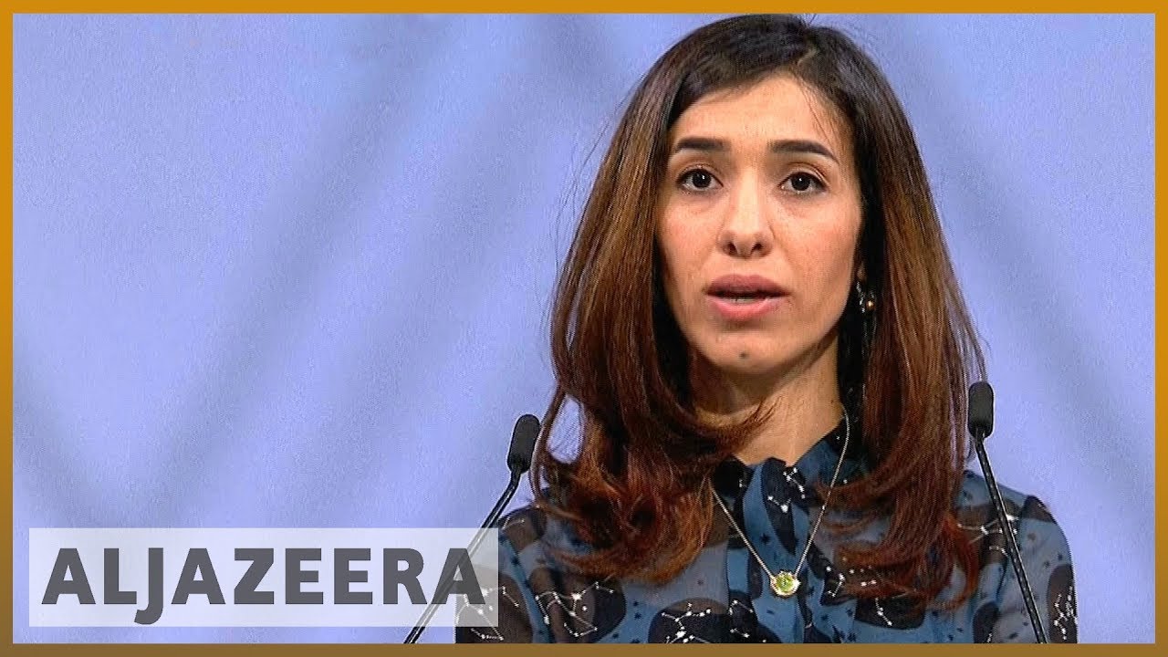 🏆 خطاب نادية مراد، الحائزة على جائزة نوبل، كاملاً | قناة الجزيرة الإنجليزية