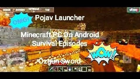 Pojav Launcher Minecraft PC Java Run Android !! / Survival #81 Mcinabox / Simple Boat