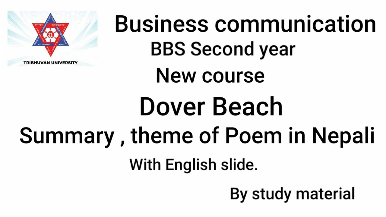 dover beach summary