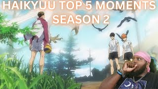 HAIKYUU SEASON 2 TOP 5 MOMENTS