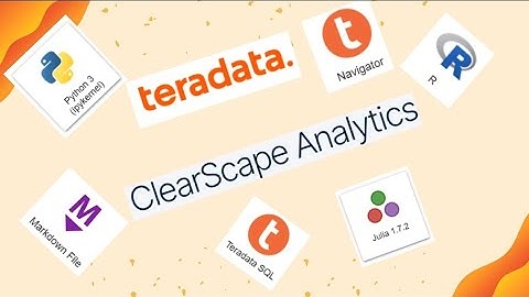 Teradata Clearscape Analytics - Python & Teradata SQL Connection @teradata @teradataml