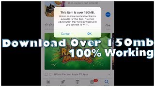 How to download games/apps over 150mb without wifi on iphone using
mobile data ios 11 what is going guys, my name avylil and welcome back
another vi...