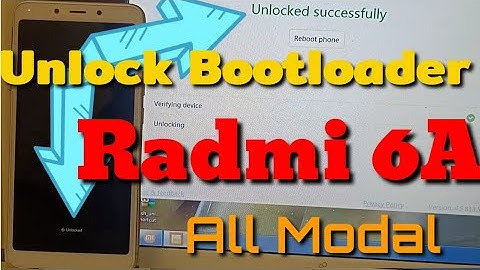 How To Unlock Bootloader Redmi 6A || New Method 100% Working Trick 2020 || #Radmi6a #Unlockaccount