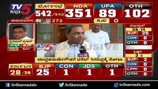 EXCLUSIVE : Siddaramaiah Reacts about Results | Loksabha Election 2019 | TV5 Kannada