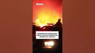 Penampakan Kebakaran Hebat Hutan di Argentina Gegara Api Unggun