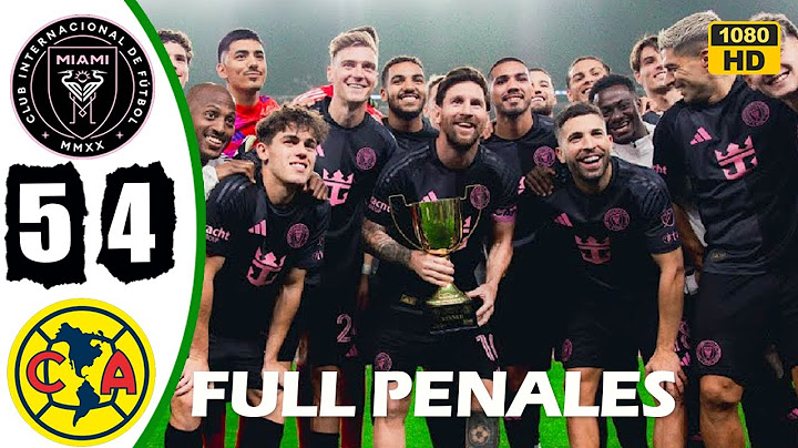 Inter Miami vs Club America 2-2 Penales (3-2) Resumen y Goles | AMISTOSO 2025
