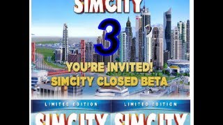 Let's Play SimCity Beta 3! Oil Wells and Trinity Point  (Sandbox Mode)