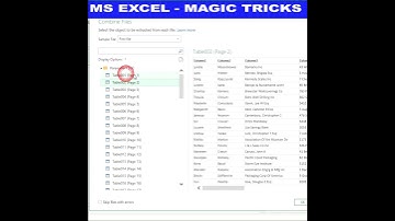 #EXCEL MAGIC TRICKS 😊👌PDF 2 EXCEL | #shorts #shortsvideo #Shortsfeed | Gyan On Tube | Leila Gharani🔥